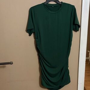 SHEIN Dark Green Mini Dress